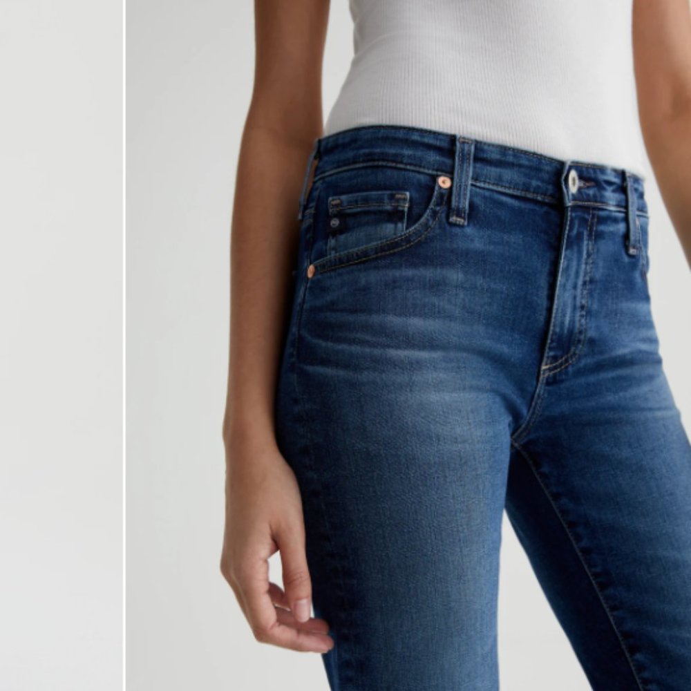 NEW AG Jeans Angel Extended Bootcut Denim  women Jeans - Low Rise 252 - Picture 8 of 11
